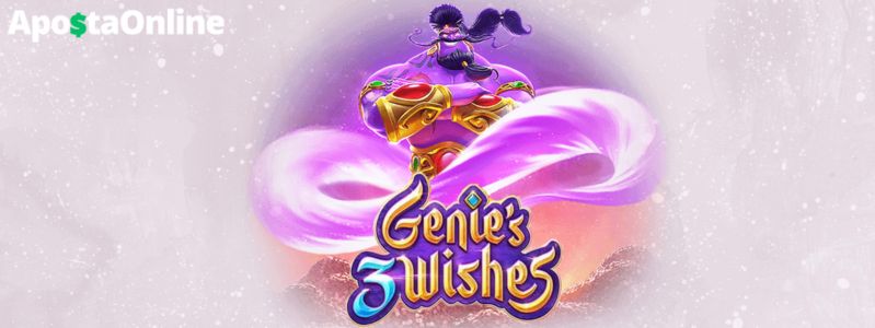 Aposta Online cria atalho até seus desejos com o Genie's 3 Wishes Jogos de Bingo